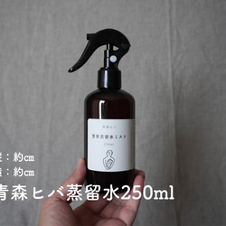 青森ヒバ芳香蒸留水スプレー250ml 抗菌・消臭・防虫・リラックス 1枚目の画像