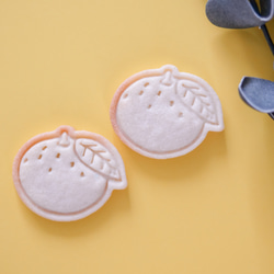 柚子（スタンプ付き）　クッキー型・クッキーカッター 2枚目の画像