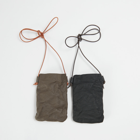bags by Nelio【革の巾着】３wayカバン 8枚目の画像