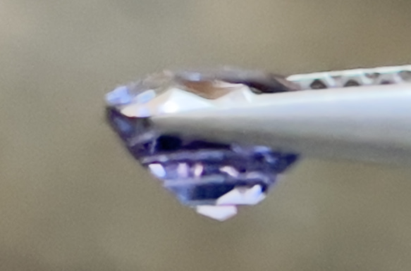 スピネル 美しいパープル スピネル ルース 0.95 カラット クッション カット 美しい天然石 スピネル