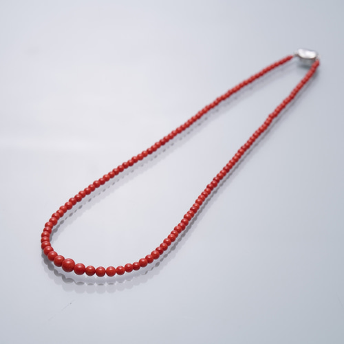特価品】赤珊瑚ネックレス（天然宝石珊瑚） ネックレス