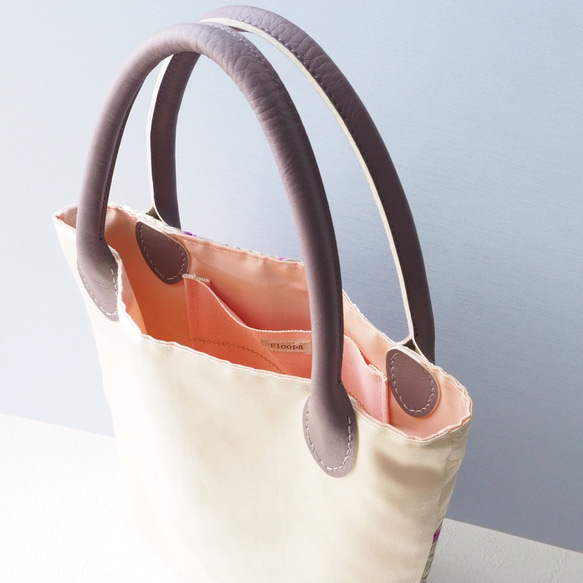 【西陣織】帯リメイクバッグ（伝統工芸/着物リメイク/着物バッグ/一点物/敬老の日） 4枚目の画像