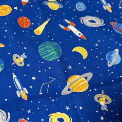 お着替え袋⭐︎宇宙柄⭐︎32×28cm⭐︎巾着袋 3枚目の画像
