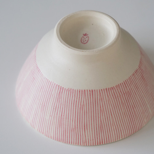 くし目象嵌・めし碗赤（sn : 400） 茶碗・めし碗 Potta 通販