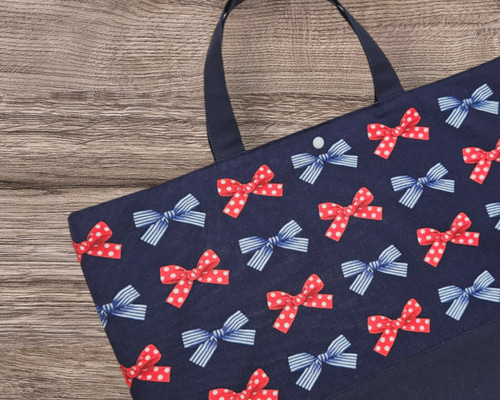 おしゃれすぎるリボン柄 ꕤ︎︎ レッスンバッグ〈入園入学〉〈リボン柄