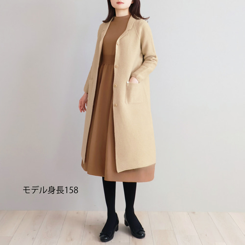 在庫僅か！】ホールガーメント ボトルネックワンピース