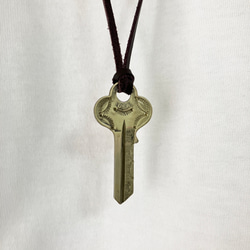 真鍮　ブラス　アメリカ　ヴィンテージキー　鍵　ネックレス　ペンダント　# インディアンジュエリー　ネイティブアメリカン　 9枚目の画像