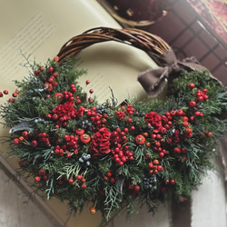 ⌘ クリスマスリース ⌘ 森のクリスマスリース 森のクリスマスリース - ROSIE'S GALLERY | minne byGMOペパボ 国内