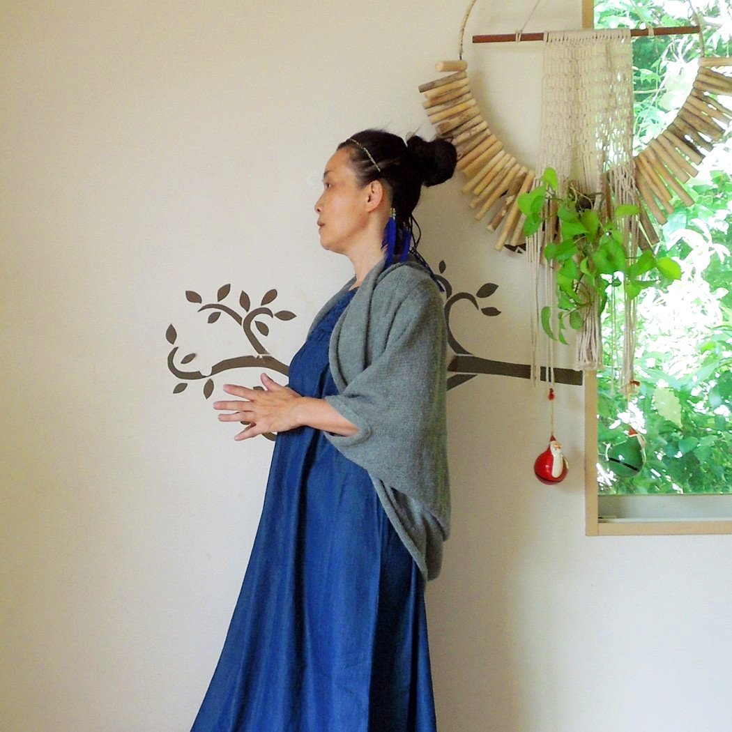 bighug アンゴラ ショールカーディガン○グレー 毛糸 