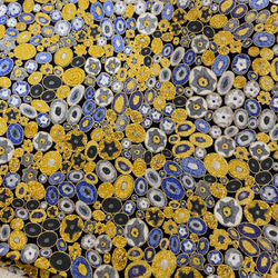 ロバートカフマン　"GUstav Klimt" クリムト　アイスブルー/ゴールド 5枚目の画像