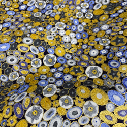 ロバートカフマン　"GUstav Klimt" クリムト　アイスブルー/ゴールド 4枚目の画像