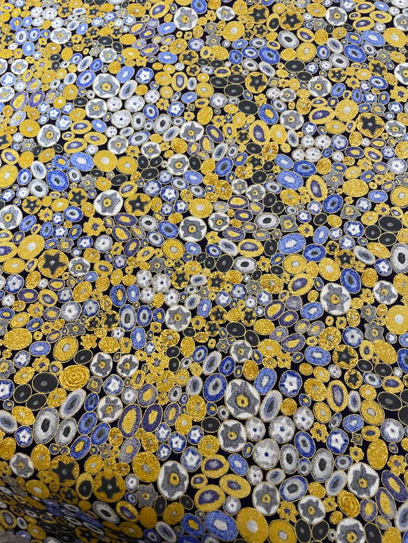 ロバートカフマン　"GUstav Klimt" クリムト　アイスブルー/ゴールド 3枚目の画像