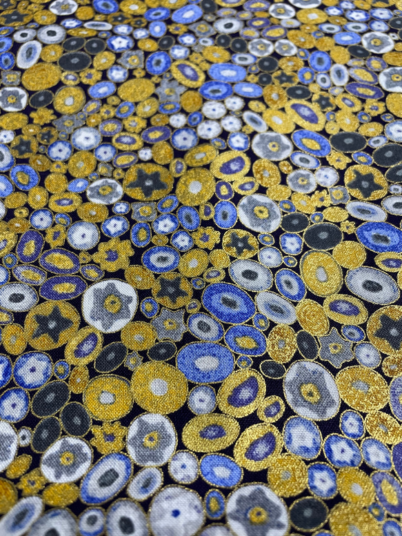 ロバートカフマン　"GUstav Klimt" クリムト　アイスブルー/ゴールド 2枚目の画像