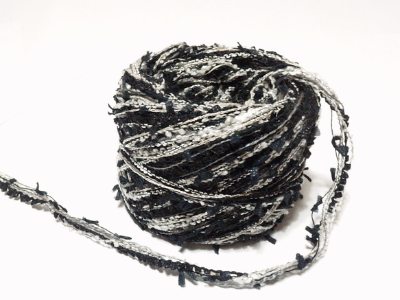 モノトーンMIX＊引き揃え糸＊30g巻 毛糸 k-knot 通販 16933197