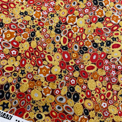 ロバートカフマン　"GUstav Klimt" クリムト　レッド/ゴールド 6枚目の画像