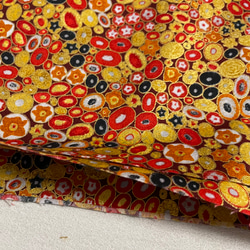 ロバートカフマン　"GUstav Klimt" クリムト　レッド/ゴールド 3枚目の画像