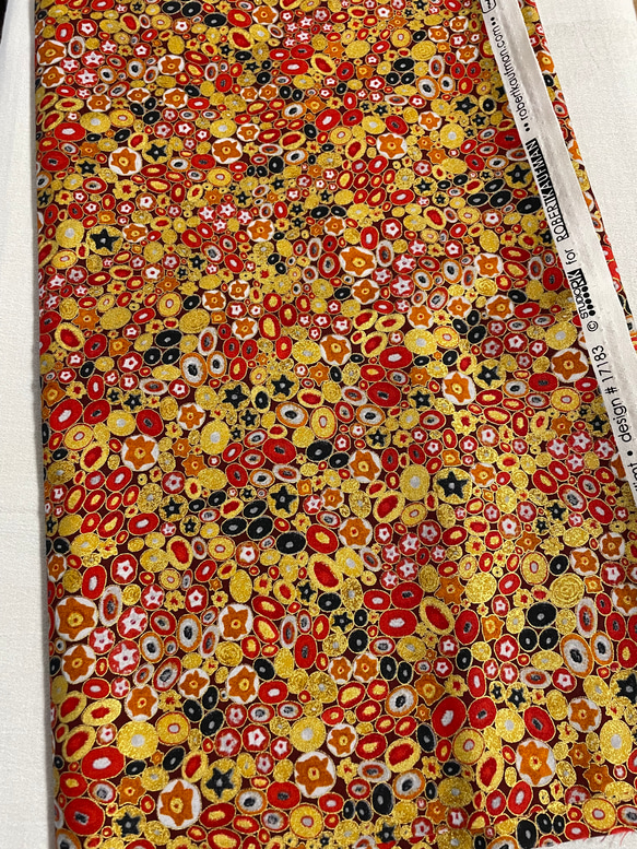 ロバートカフマン　"GUstav Klimt" クリムト　レッド/ゴールド 1枚目の画像