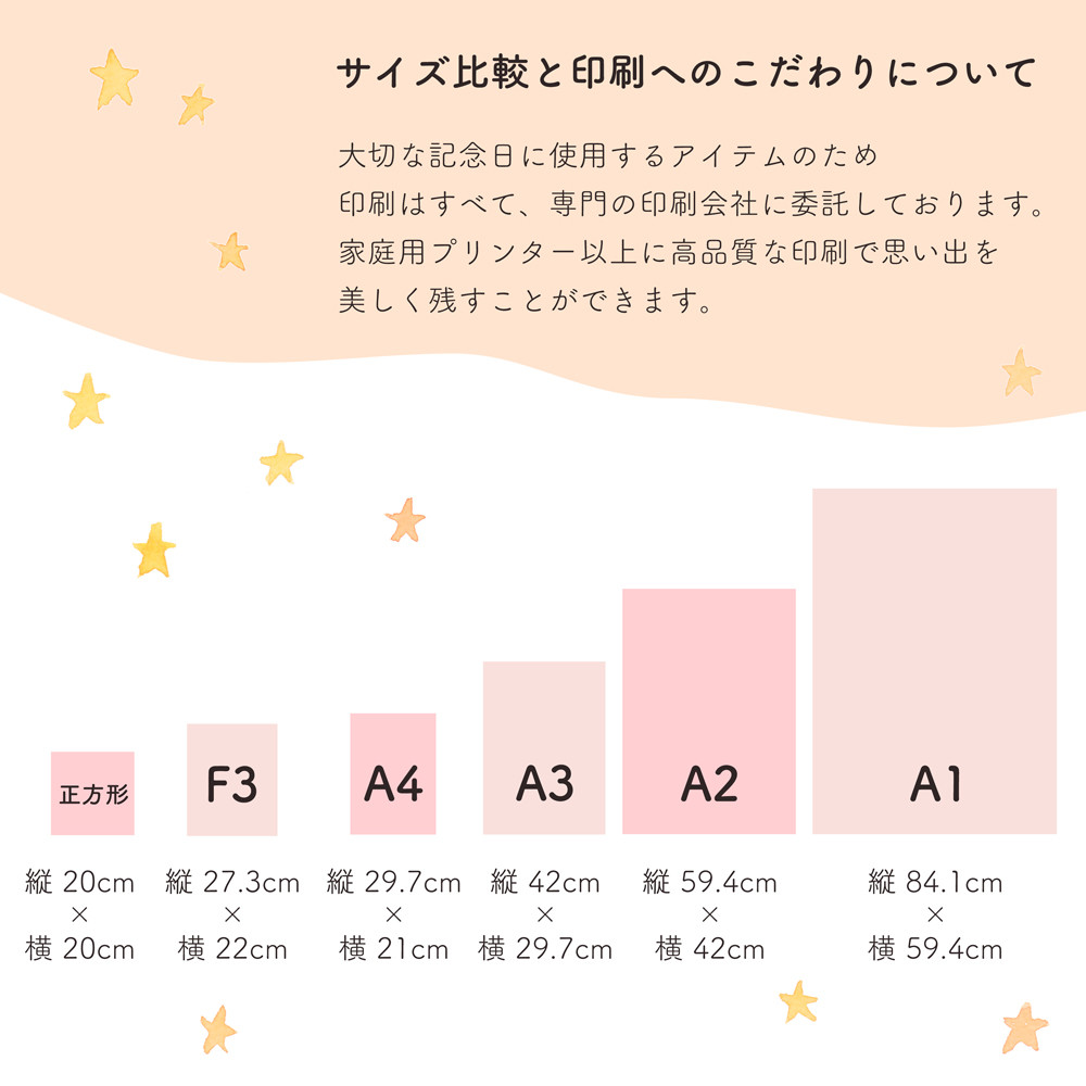 ミモザの結婚証明書 アクリル  誓約書 ウェルカムスペースにもクリア オーダーメイド