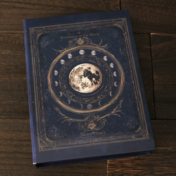 魔法の本のようなブックボックス "月の図鑑" / 小物入れ 5枚目の画像