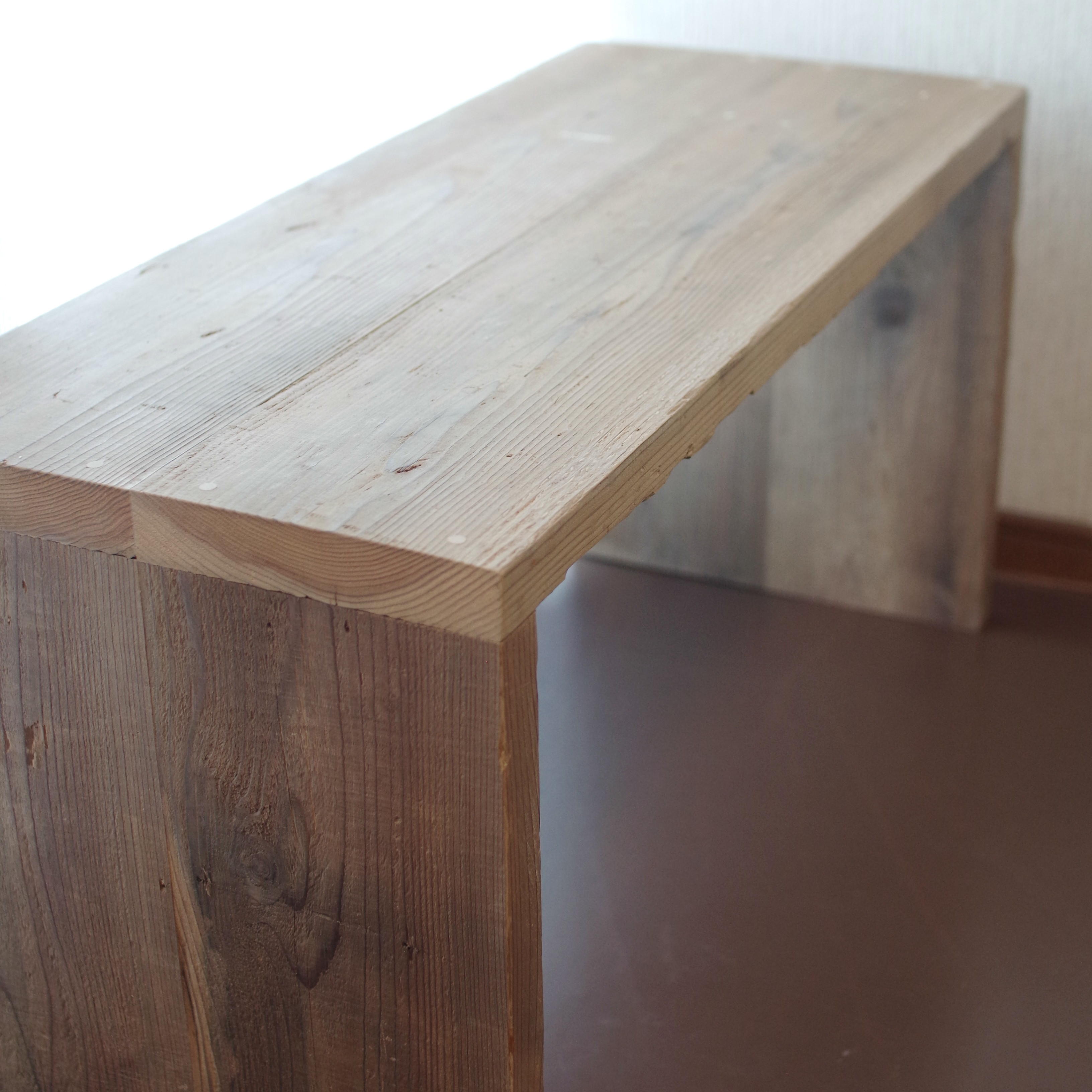 足場板 シェルフ ベンチ 幅90 奥行38 古材 ラック ローテーブル