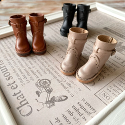 モンストドール ピュアニーモ ミニチュア靴 Mタイプ ライトブラウン