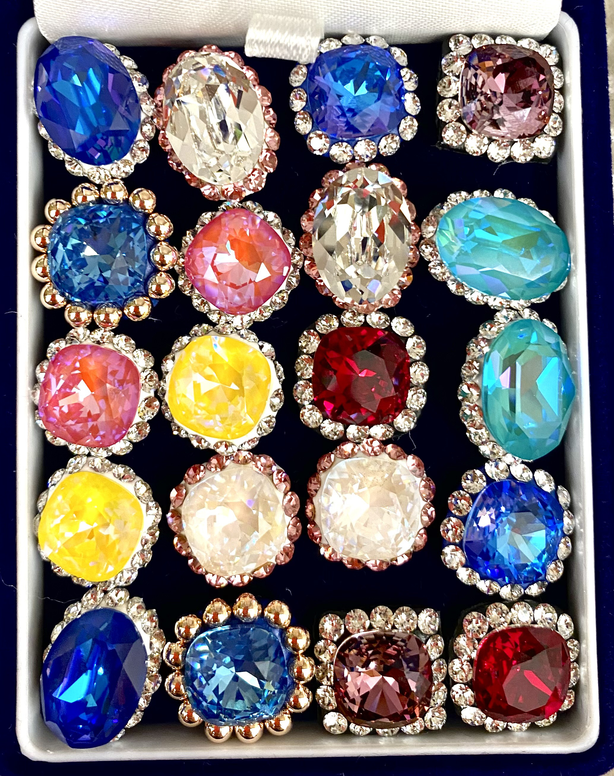 大粒スワロピアス、イヤリング