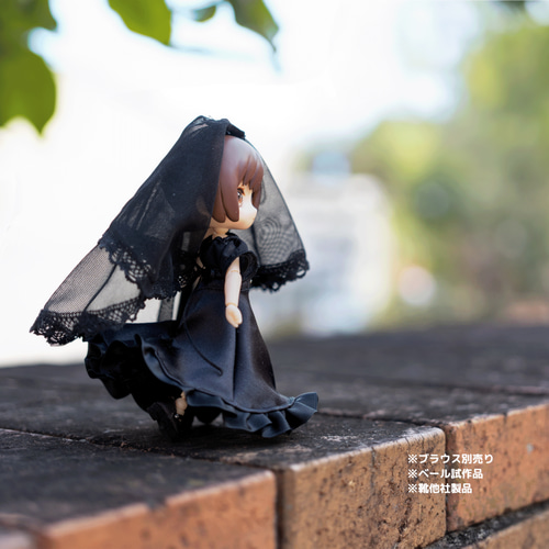 【即購入OK】ミニチュアドール服　黒Tありつなぎ服10着 カスタムチャイナドレス（黒）【MDD/MSD】（MSD・MiniDD）｜DOLK