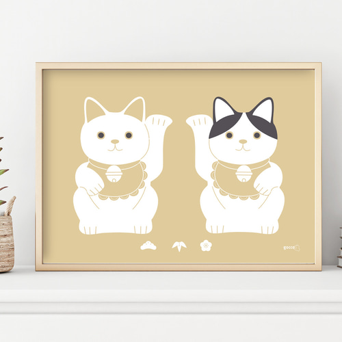 猫の額　ハチワレ　アート　インテリア　オブジェ　レア　希少 猫の額 ハチワレ アート インテリア オブジェ レア 希少 猫の額