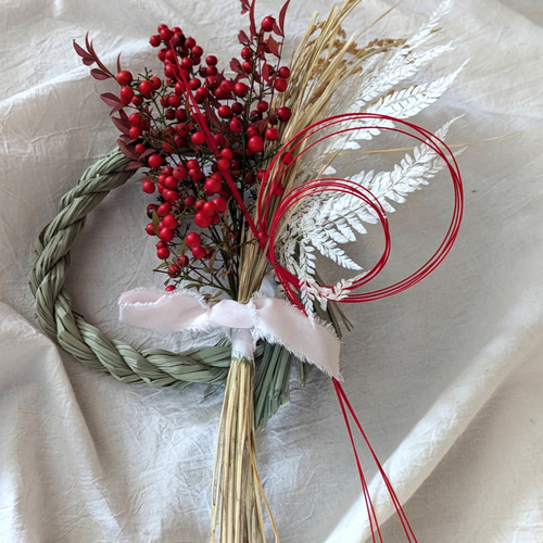 飾ればすぐに迎春インテリア！ドライフラワーのナチュラルなお正月飾り