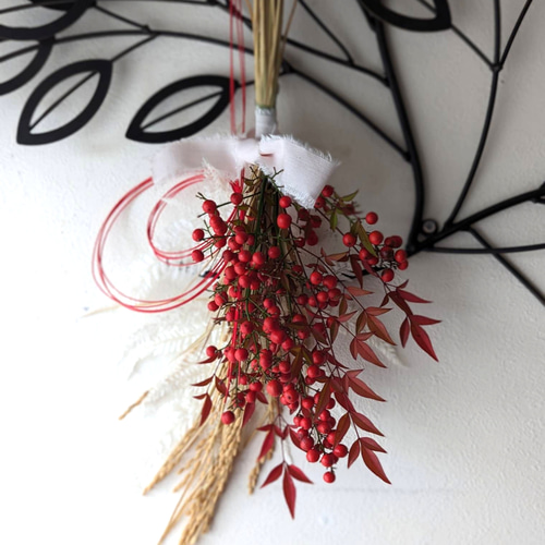 飾ればすぐに迎春インテリア！ドライフラワーのナチュラルなお正月飾り