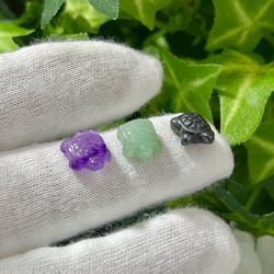 石亀様 リクエスト 5点 まとめ商品 カメ（亀）さん 1個【種類選択】 ミニミニサイズ ～幸せ～ 天然石