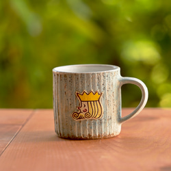 ■king mug 　グレー■ 1枚目の画像