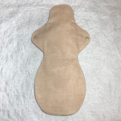 麻布ナプキン　Lサイズ　1枚　麻100% 尿漏れ　パッド　ハンドメイド　防水　布ナプキン 5枚目の画像