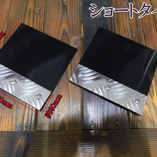 軽トラ用　泥除け　付け根がアルミ製　下はステンレス製 Amazon | 泥除けステー ステンレス製 【180mm/18cm 鏡面ステン