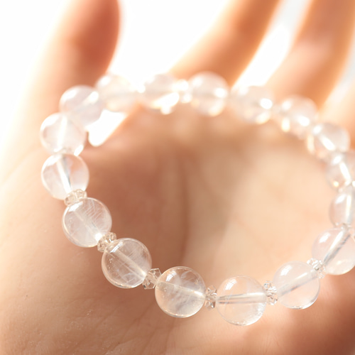 ☆スーパープレミアムブレス☆エンジェルラダークォーツ：9ミリ