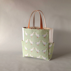 受注制作】さくらんぼのキルティングマザーズトートバッグ トート