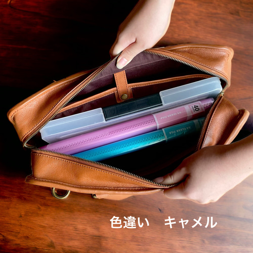 はると様vintage 2way leather messenger bag はると様vintage 2way leather messenger bag（②A本革2way