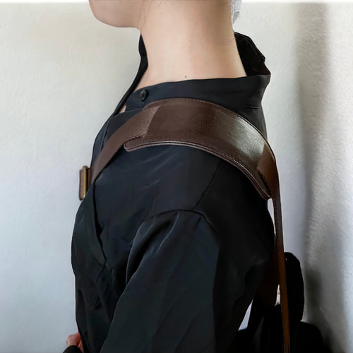 20％OFF②A本革2wayクラシック・ブリーフケース ダークブラウン