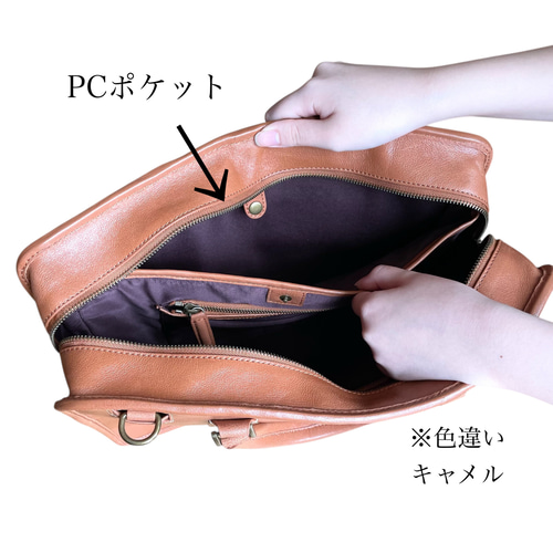 COBRA ヴィンテージ　本革バッグ　ダークブラウン ②A本革2wayクラシック・ブリーフケース ダークブラウン