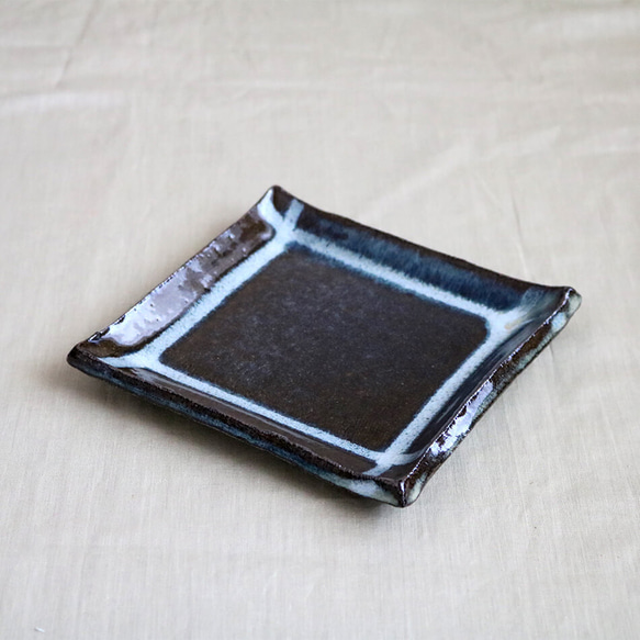 大次郎方盤 方盤 大次郎燒 藤本窯 Naoyuki Inoue 餐具 單賣 陶器餐具 藝術家時尚日本餐具 第9張的照片