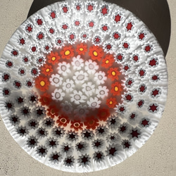 ベネチアングラスの豆皿 1枚目の画像