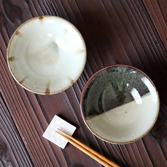 碗正二郎燒4吋小碗Chihiro Motoya Ojiro窯小盤子日式餐具可愛可愛陶藝餐具藝術家時尚餐具 第2張的照片