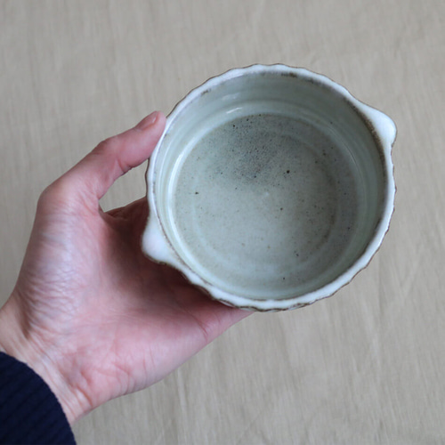 鉢 小代焼 耳付き筒浅鉢 小代本谷ちひろ窯 小皿 ココット 和食器