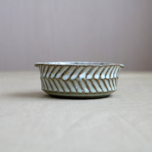 鉢 小代焼 耳付き筒浅鉢 小代本谷ちひろ窯 小皿 ココット 和食器