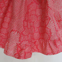 ７５０４　絞りの羽織で作ったミニスカート　＃送料無料 11枚目の画像