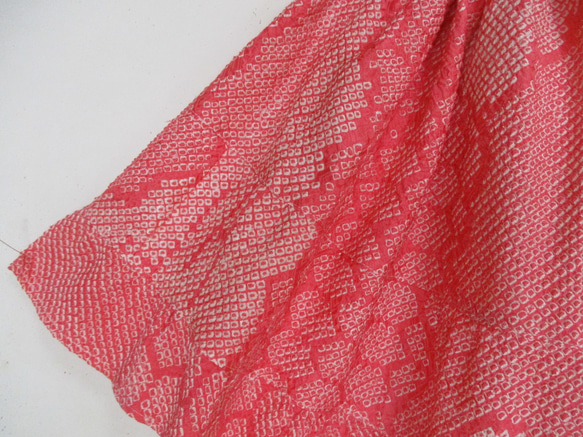 ７５０４　絞りの羽織で作ったミニスカート　＃送料無料 12枚目の画像