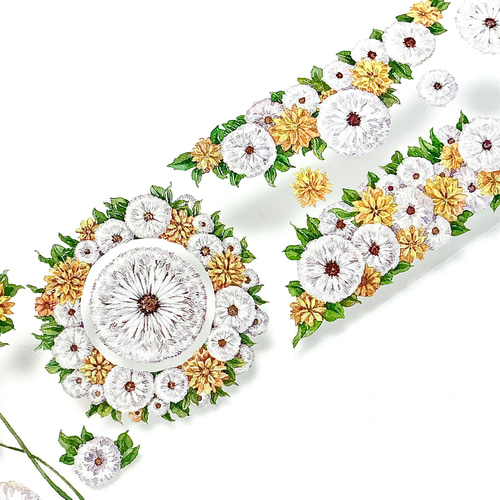 s-293○海外マスキングテープ 切り売り ／ 海外マステ たんぽぽ