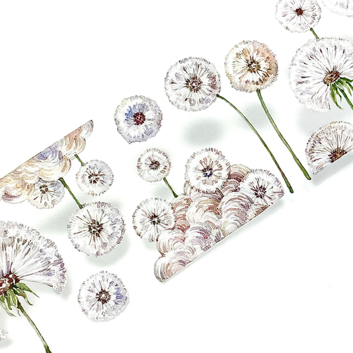 s-293○海外マスキングテープ 切り売り ／ 海外マステ たんぽぽ