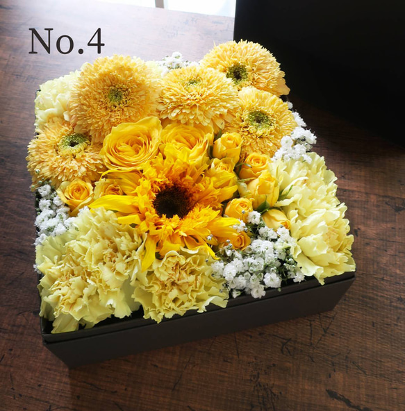 【サプライズ感】季節のBOXFLOWERアレンジメント ￥5,500【贈られる方のイメージで制作】 4枚目の画像