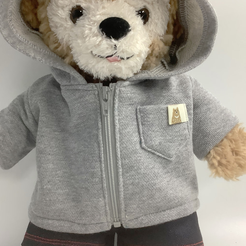 SSサイズダッフィー本格パーカー ダッフィー洋服 ダッフィー SSサイズダッフィー本格パーカー ダッフィー洋服 ダッフィー